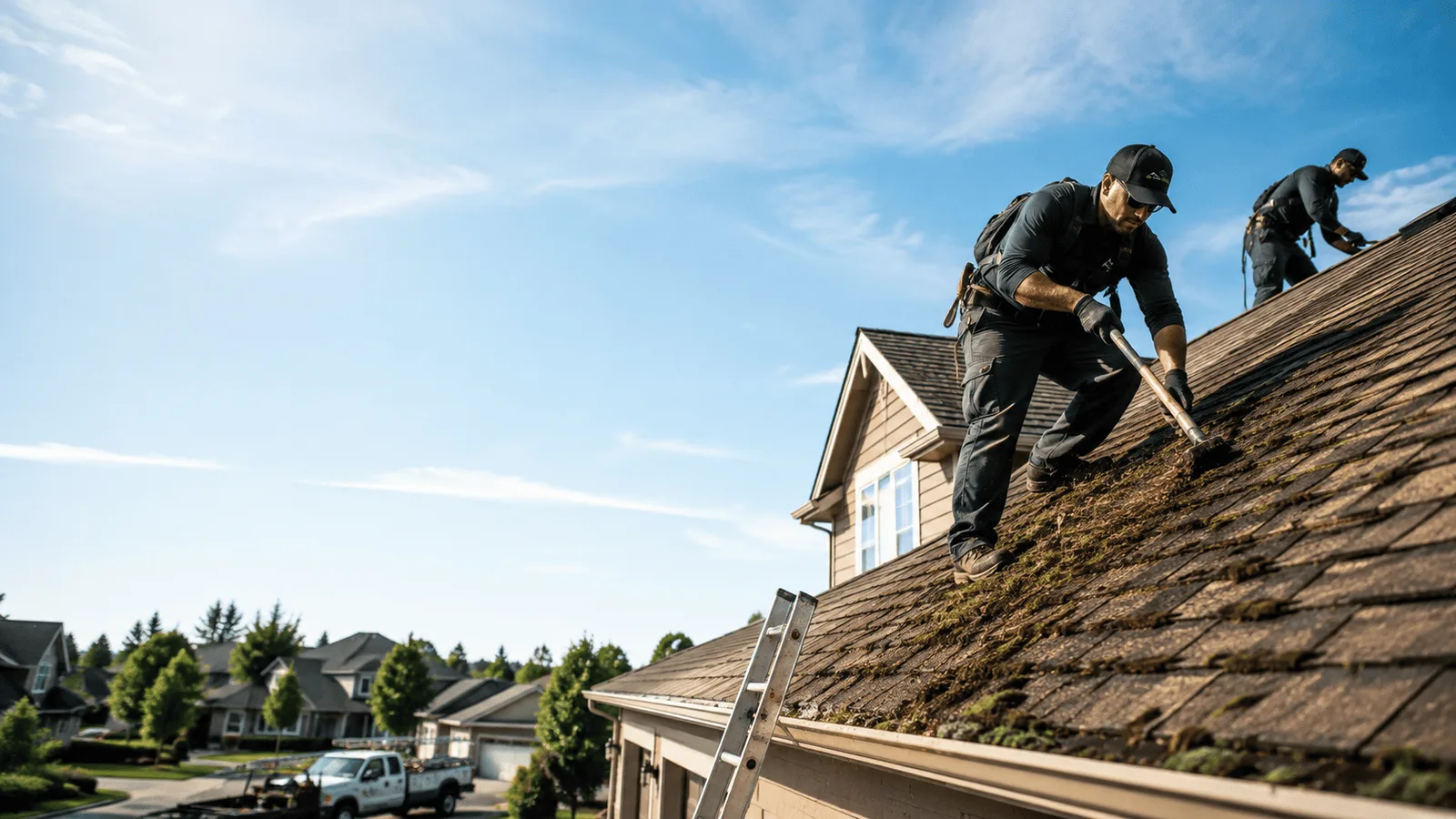 Roof Moss Removal in Lane City, TX near me